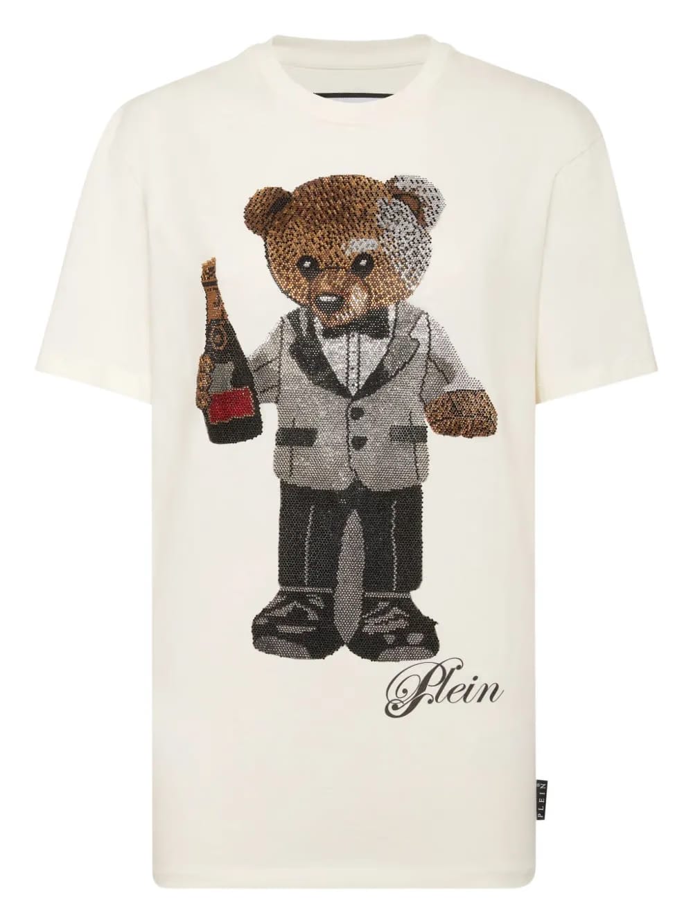 teddy-embellished cotton T-Shirt