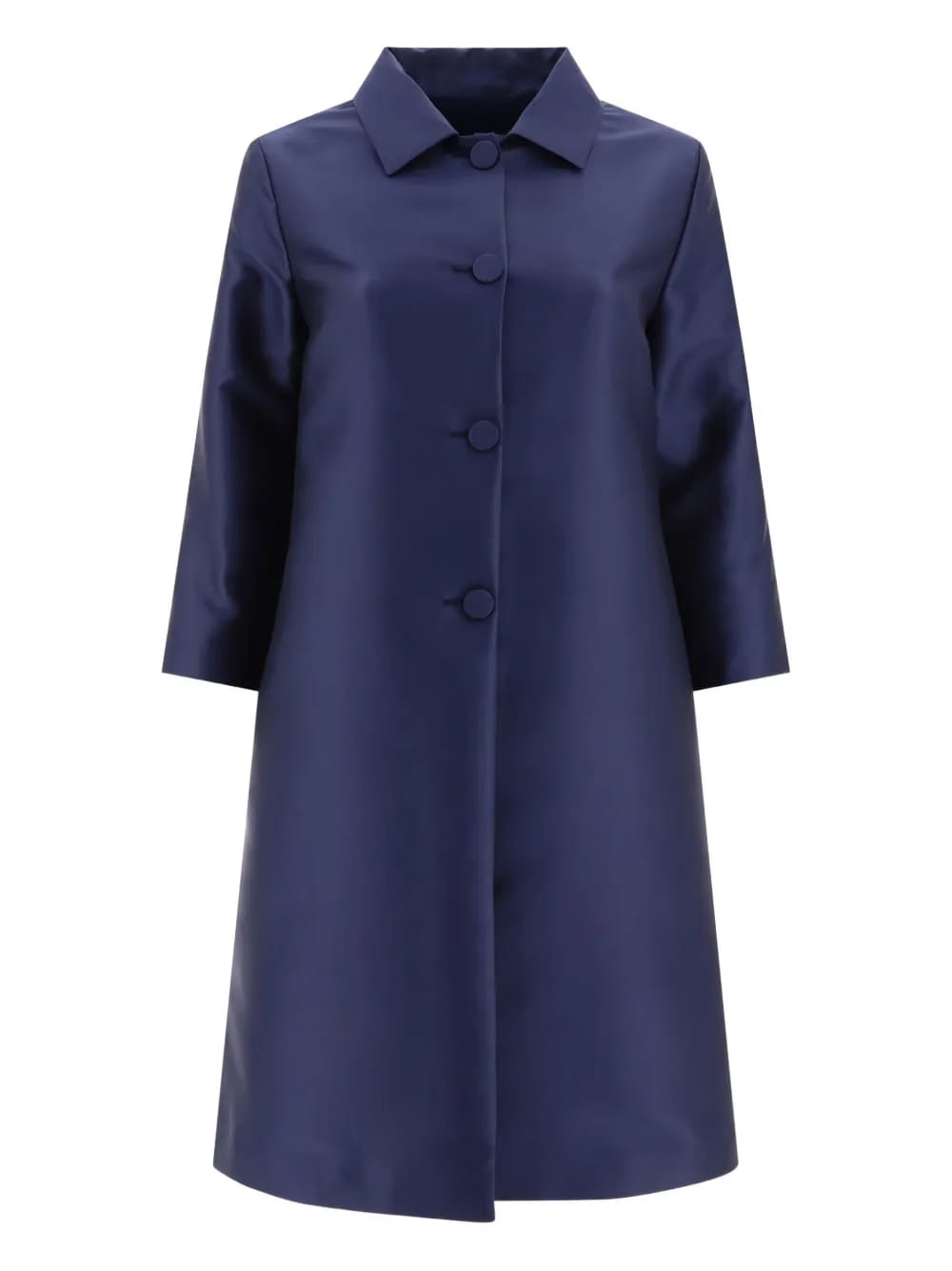 single-breasted button coat