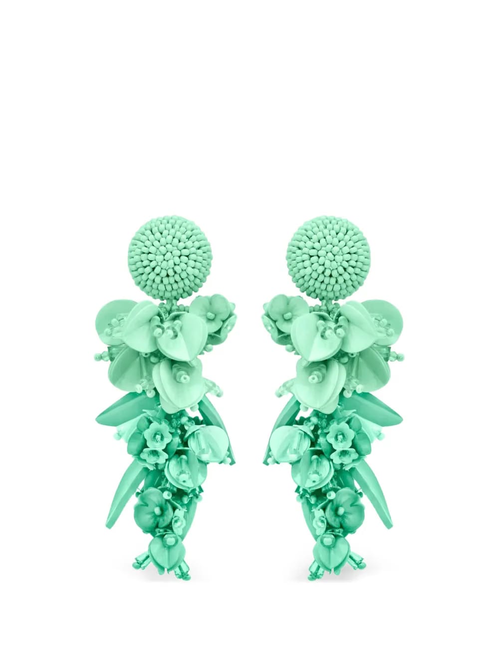 floral drop earrings