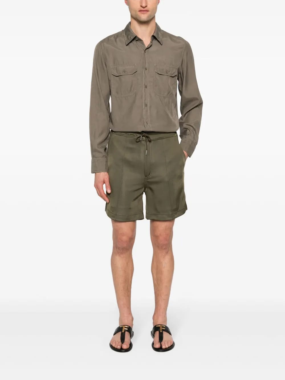 fluid twill shirt