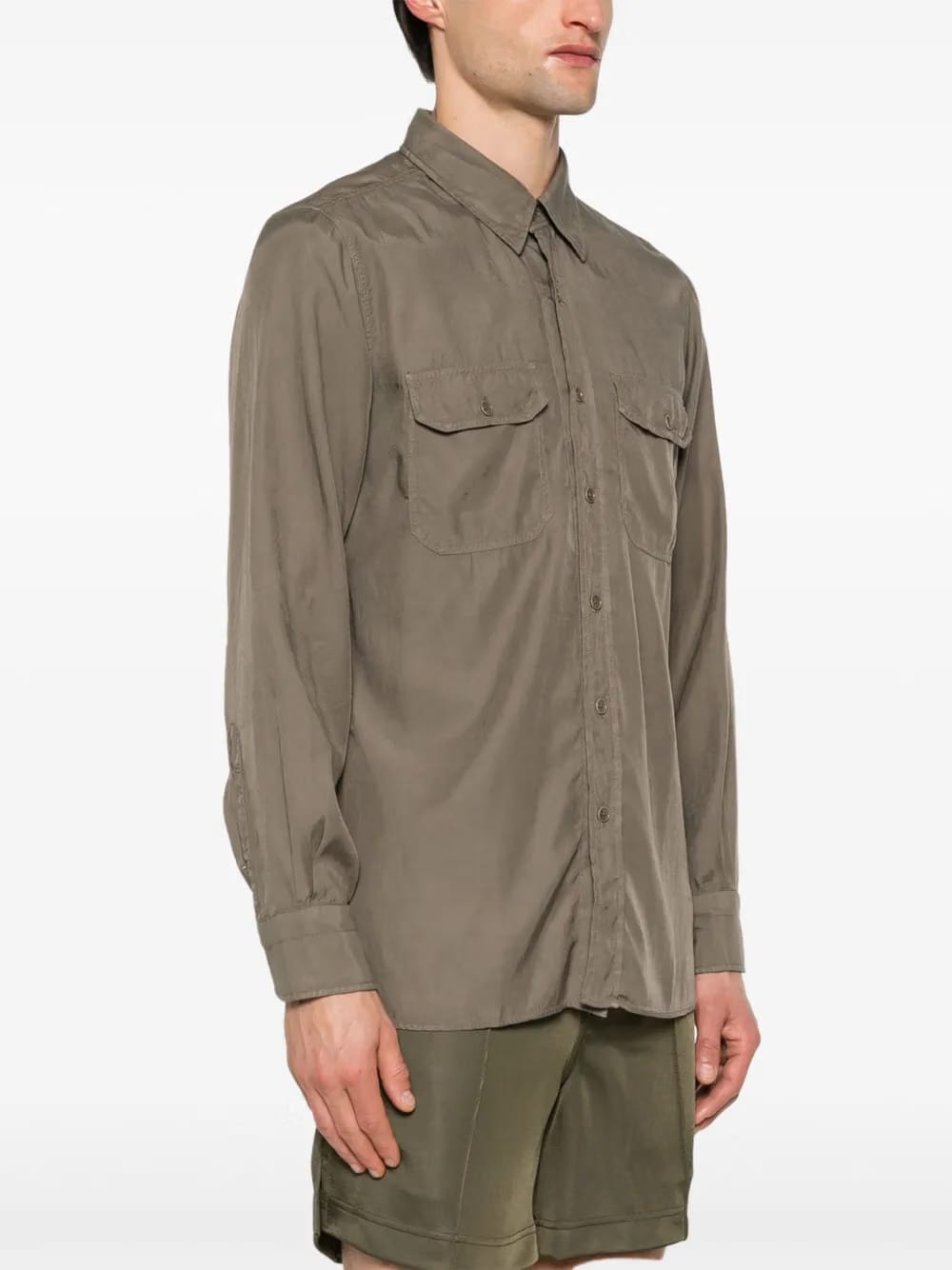 fluid twill shirt