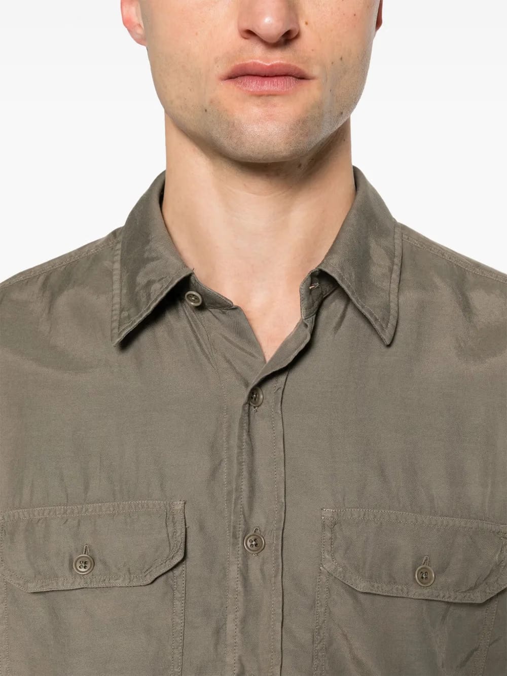 fluid twill shirt