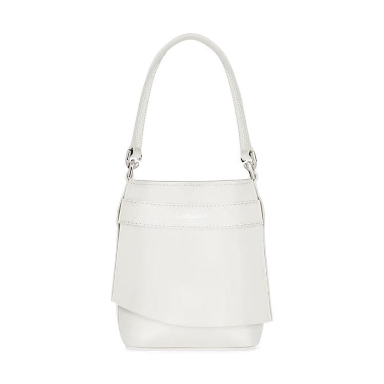 Givenchy Shark Lock Bucket Bag Ivory