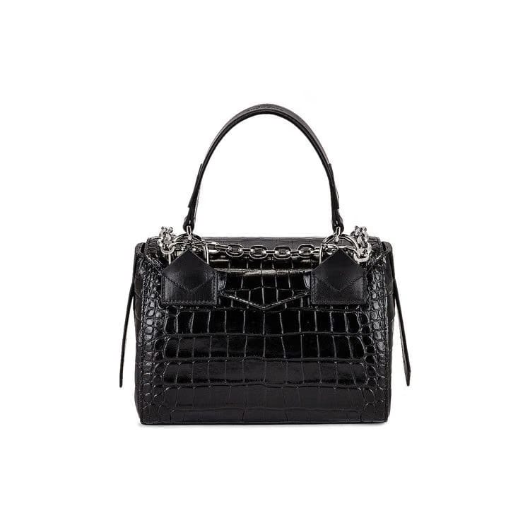 Givenchy Croc ID Flap Bag Black