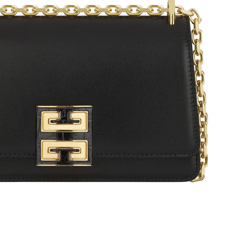 Givenchy Small 4G Bag In Leather With Chain Black