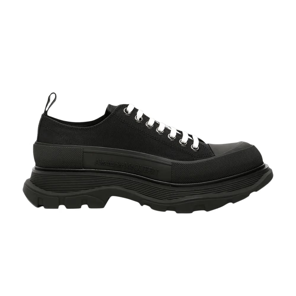 Alexander McQueen Tread Slick Lace Up Triple Black