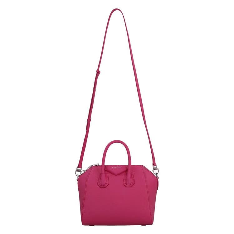 Givenchy Antigona Mini Bag With Thin Strap Neon Pink