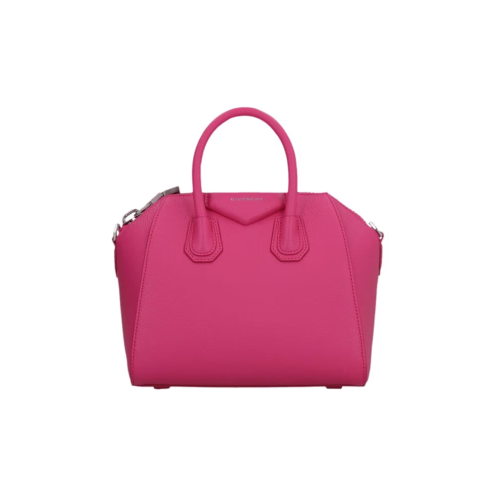 Givenchy Antigona Mini Bag With Thin Strap Neon Pink