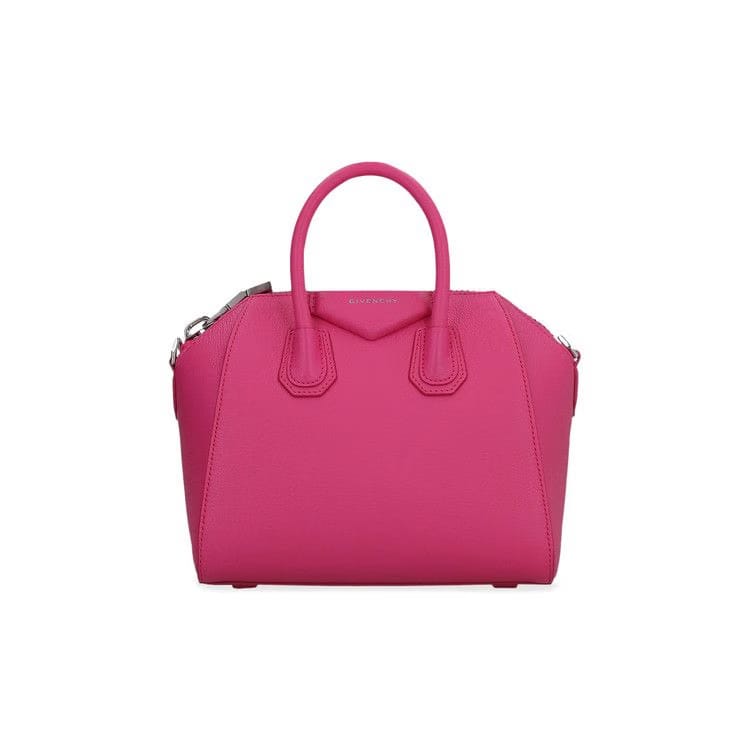 Givenchy Antigona Mini Bag With Thin Strap Neon Pink