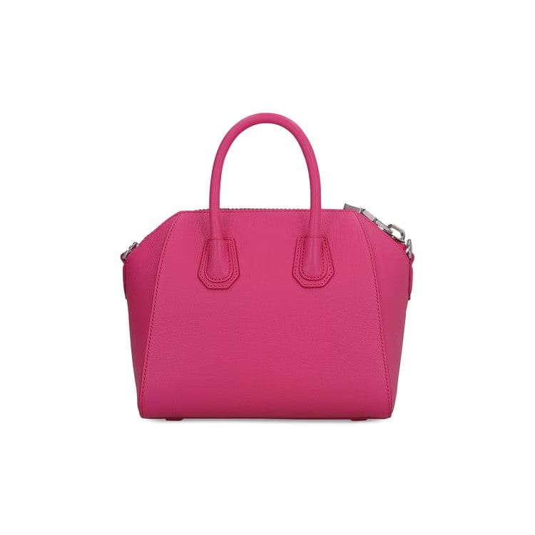 Givenchy Antigona Mini Bag With Thin Strap Neon Pink