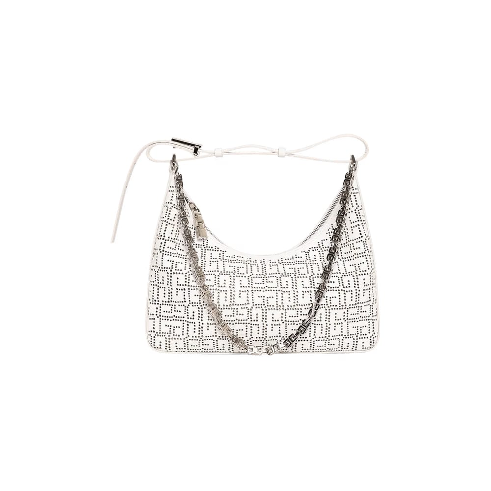 Givenchy Moon Cut Small Hobo Bag Ivory