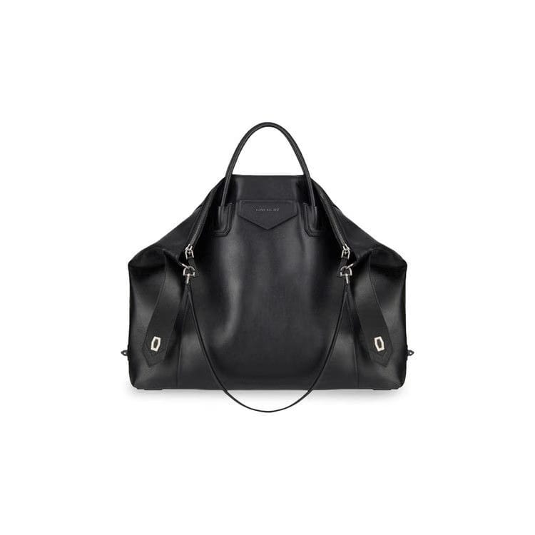 Givenchy Large Antigona Soft Bag In Smooth Leather Black