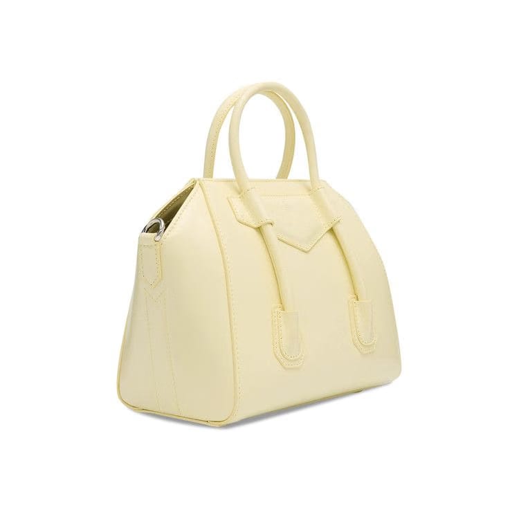 Givenchy Mini Antigona Lock Bag Soft Yellow