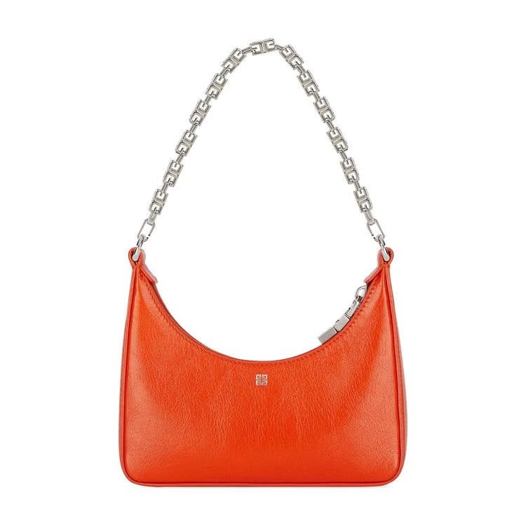 Givenchy Moon Cut Out Mini Hobo Bag Dark Orange
