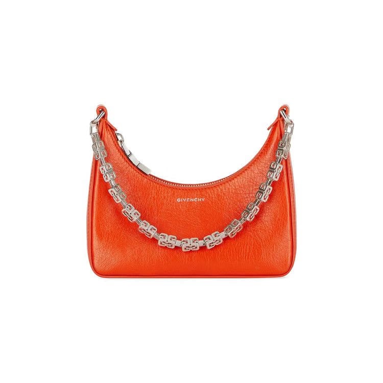 Givenchy Moon Cut Out Mini Hobo Bag Dark Orange
