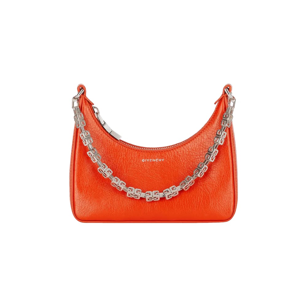 Givenchy Moon Cut Out Mini Hobo Bag Dark Orange