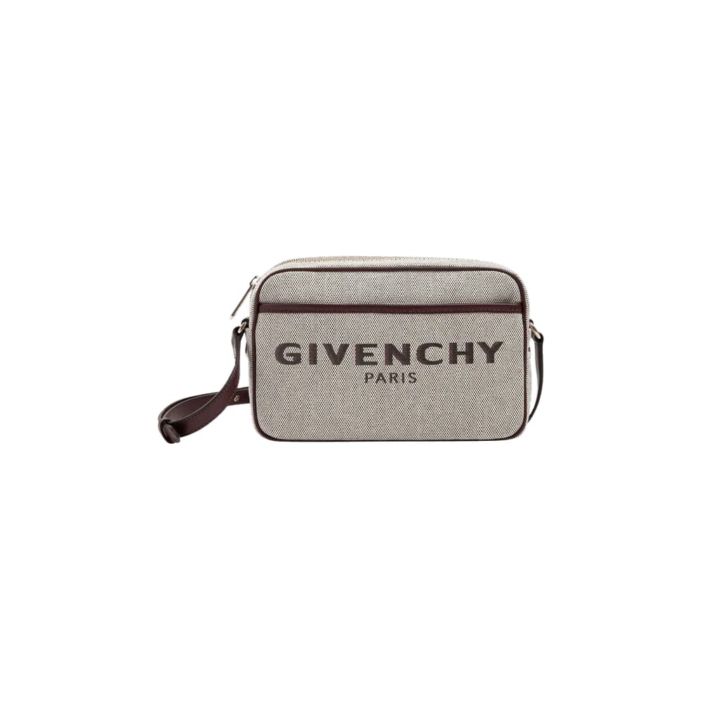 Givenchy Bond Canvas Camera Bag Aubergine