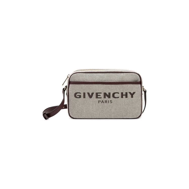 Givenchy Bond Canvas Camera Bag Aubergine