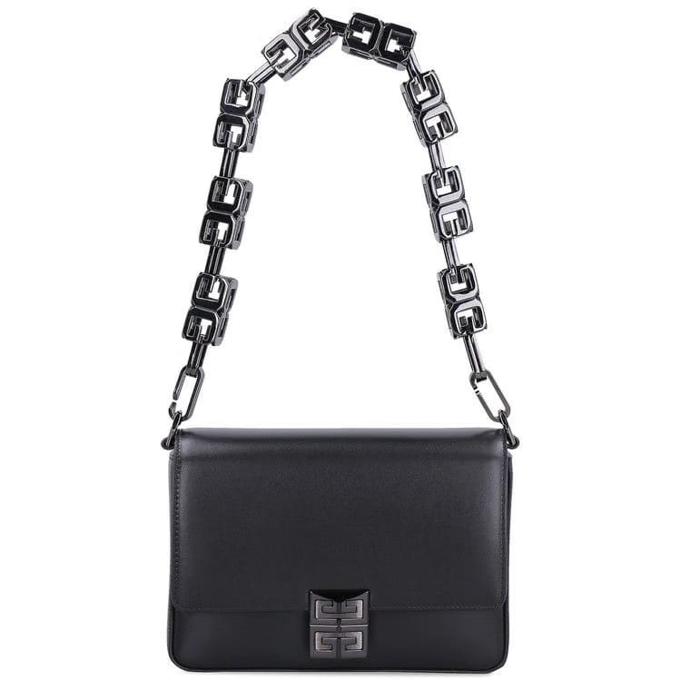 Givenchy 4G Chain Link Shoulder Bag Black