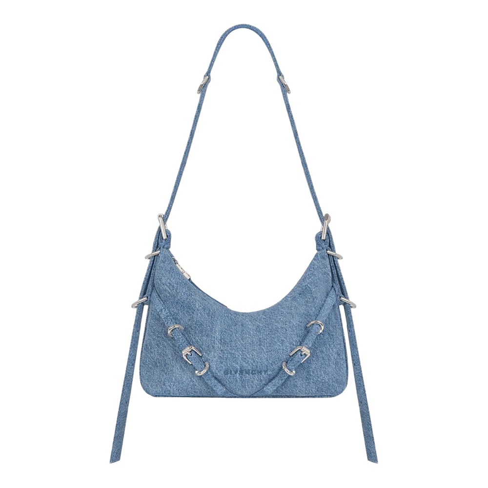 Givenchy Mini Denim Voyou Bag Medium Blue