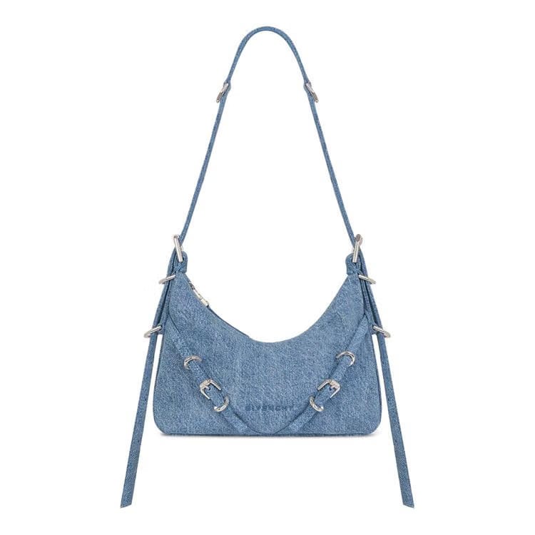Givenchy Mini Denim Voyou Bag Medium Blue