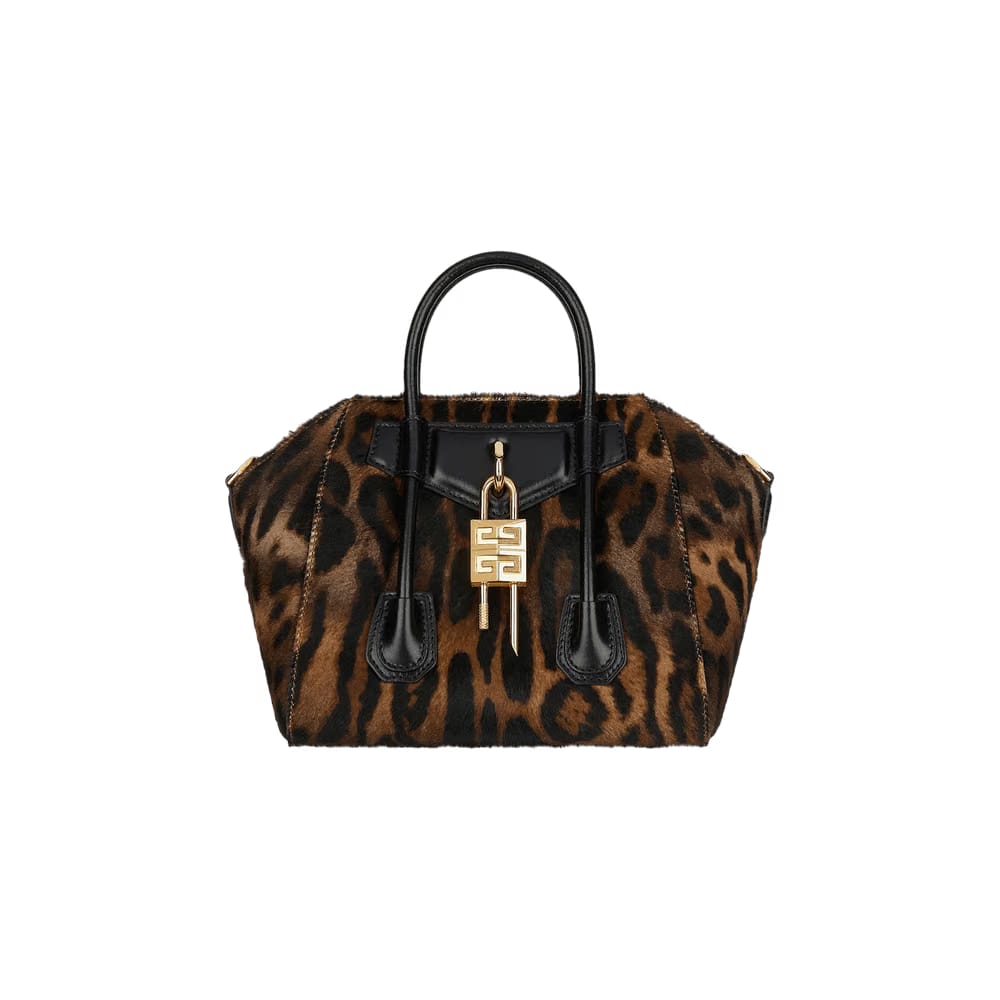 Givenchy Mini Antigona Lock Bag Black/Brown