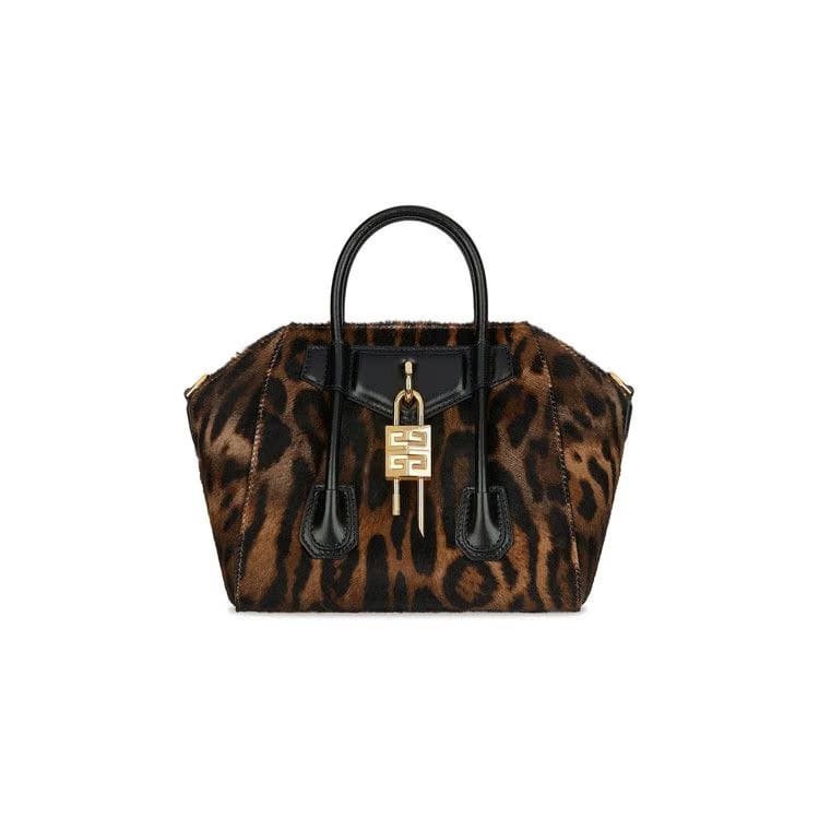 Givenchy Mini Antigona Lock Bag Black/Brown