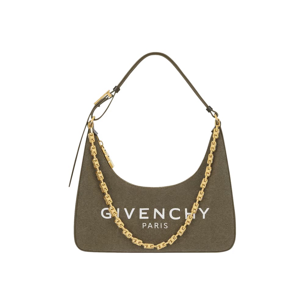 Givenchy Small Moon Cut Out Bag Dark Khaki