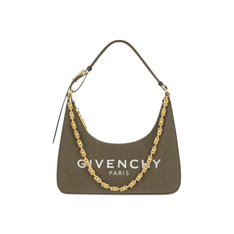 Givenchy Small Moon Cut Out Bag Dark Khaki