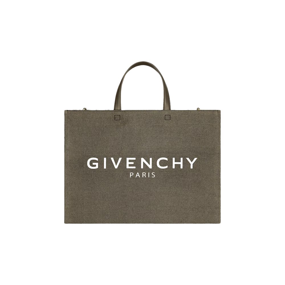 Givenchy Medium G Tote Shopping Bag Dark Khaki