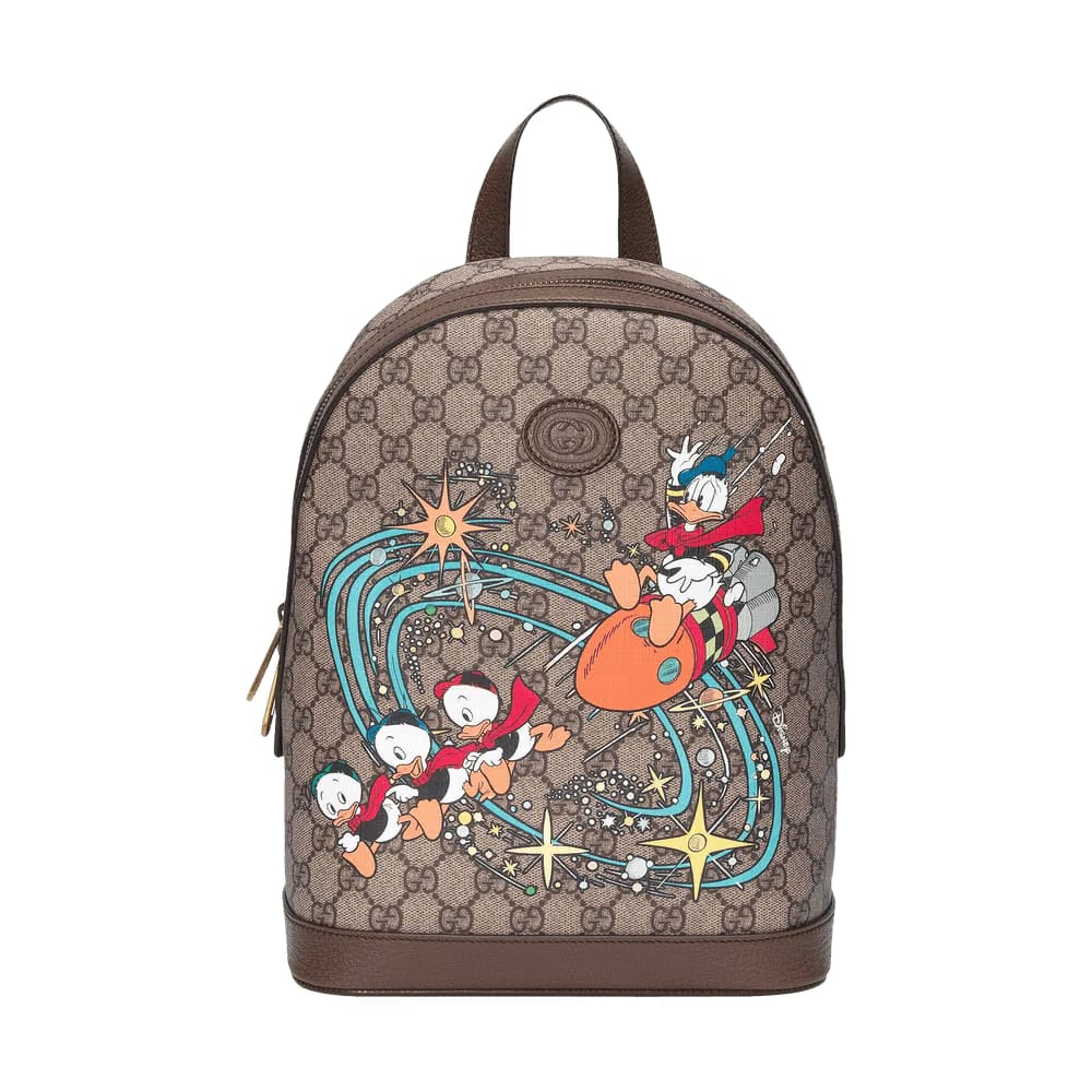 Gucci x Disney Small Donald Duck Backpack GG Supreme