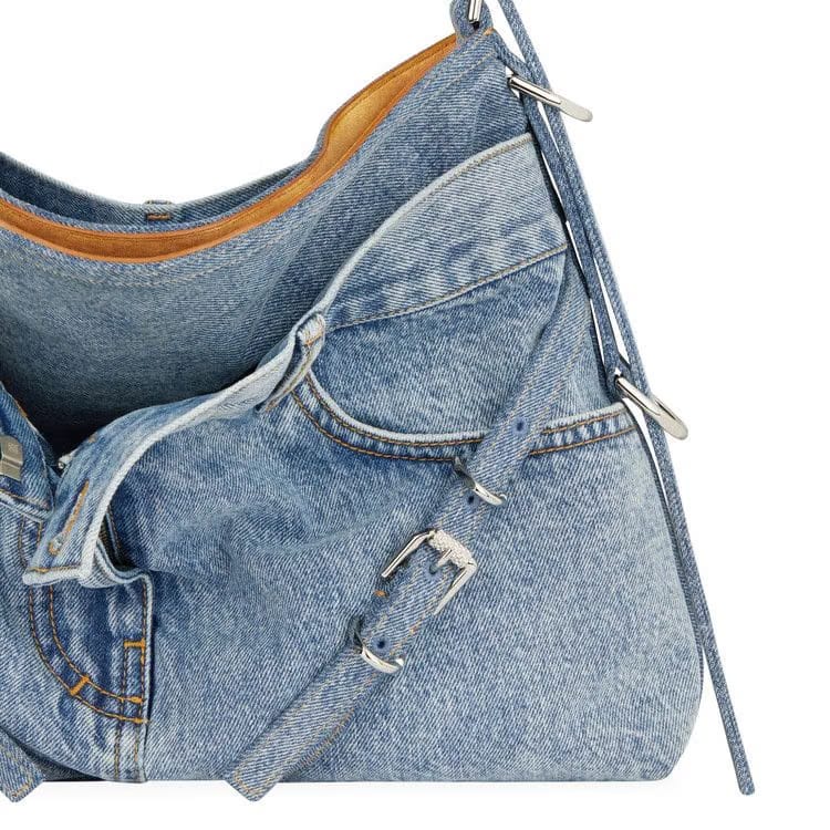 Givenchy Voyou Boyfriend Medium Bag Medium Blue