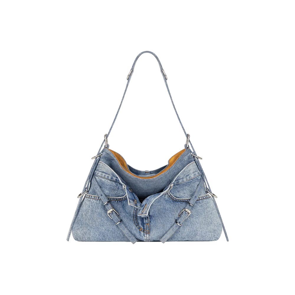 Givenchy Voyou Boyfriend Medium Bag Medium Blue