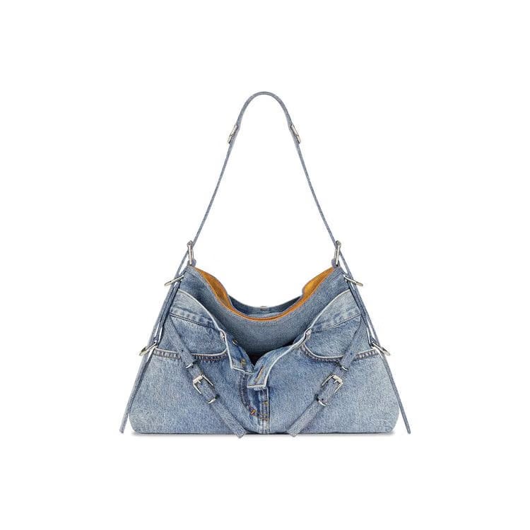 Givenchy Voyou Boyfriend Medium Bag Medium Blue
