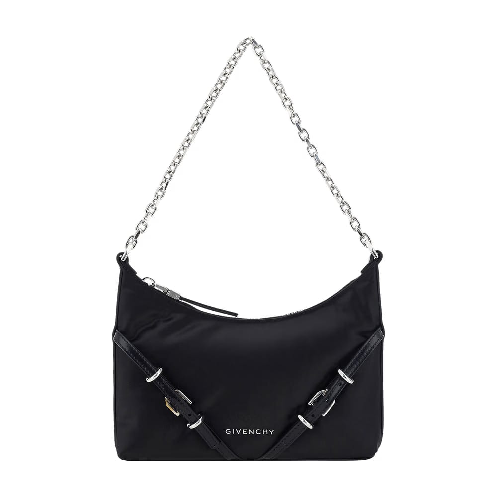 Givenchy Voyou Party Chained Shoulder Bag Black
