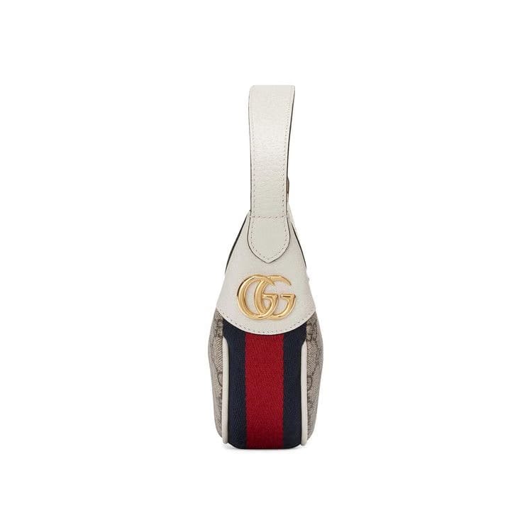 Gucci Ophidia GG Mini Bag Beige/Ebony/White