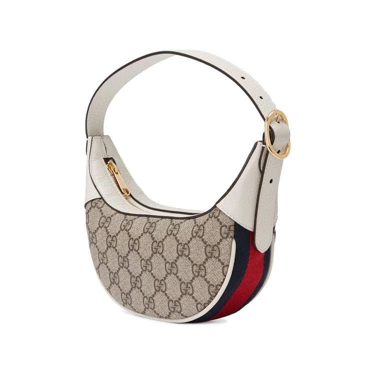 Gucci Ophidia GG Mini Bag Beige/Ebony/White