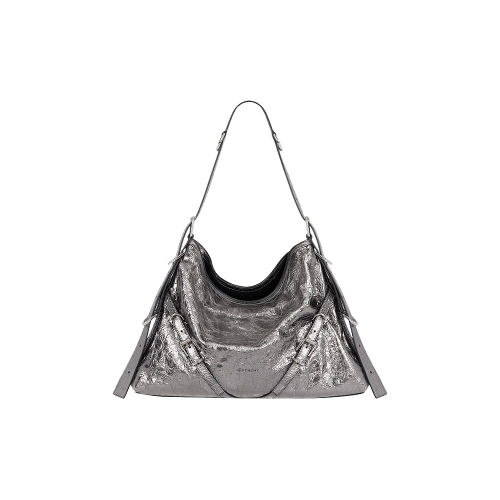 Givenchy Medium Voyou Bag Silvery Grey