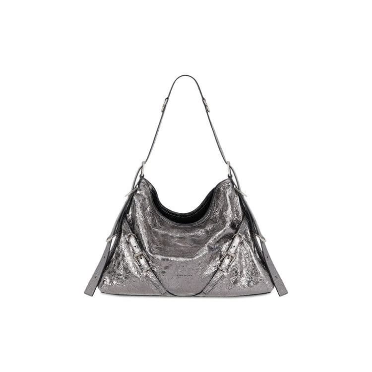 Givenchy Medium Voyou Bag Silvery Grey