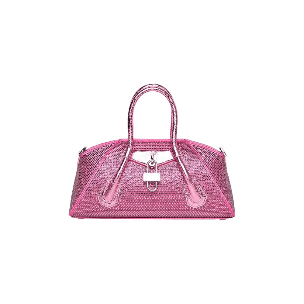 Givenchy Mini Antigona Stretch Bag Neon Pink