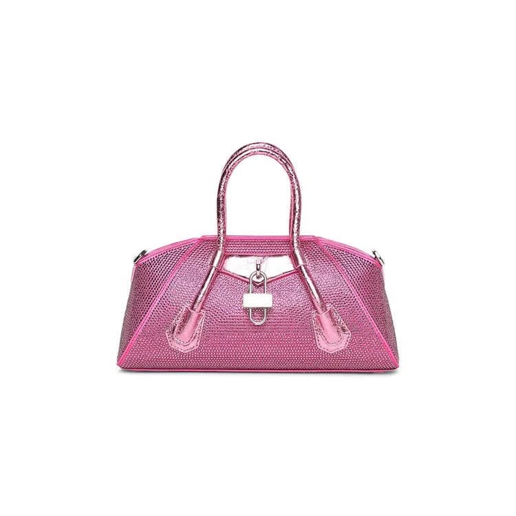 Givenchy Mini Antigona Stretch Bag Neon Pink