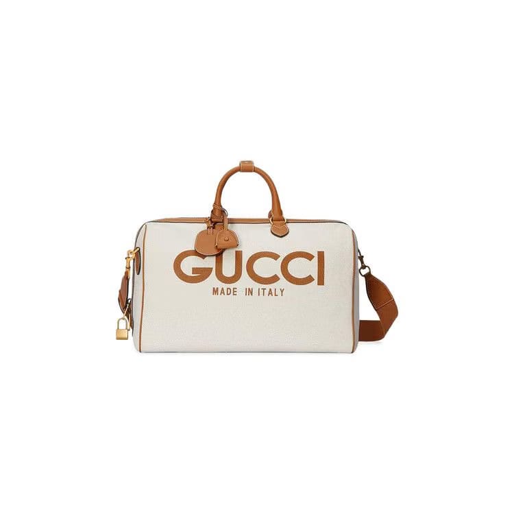 Gucci Large Duffle Bag Beige