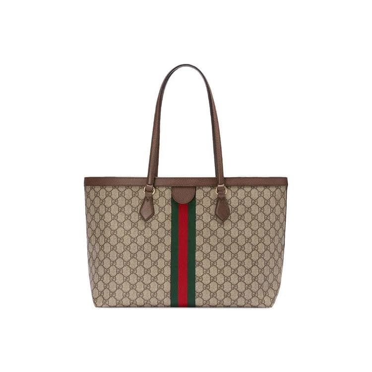 Gucci Ophidia GG Medium Tote Beige/Ebony