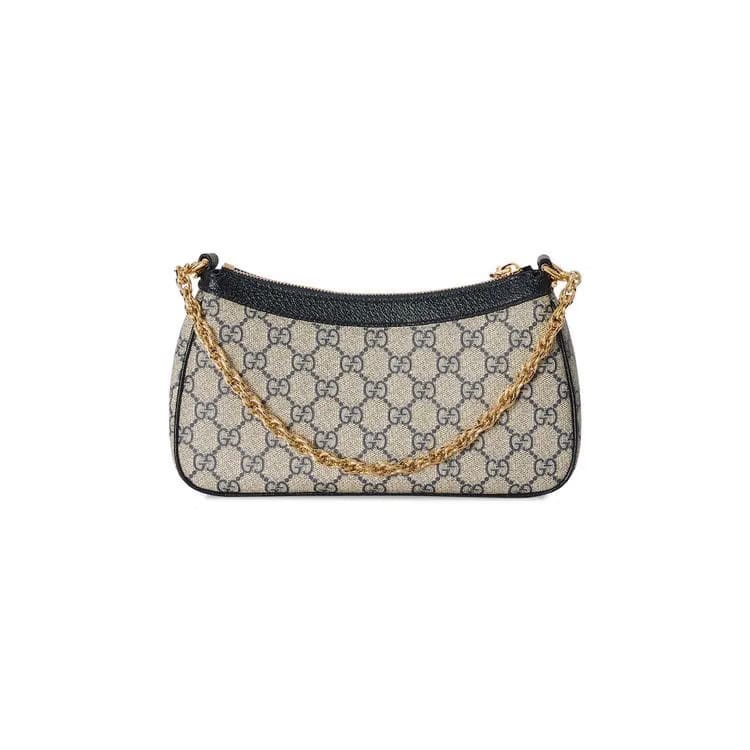 Gucci Ophidia GG Small Handbag Beige/Blue