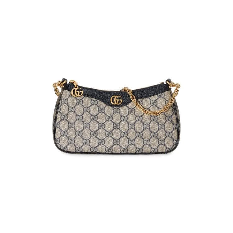 Gucci Ophidia GG Small Handbag Beige/Blue