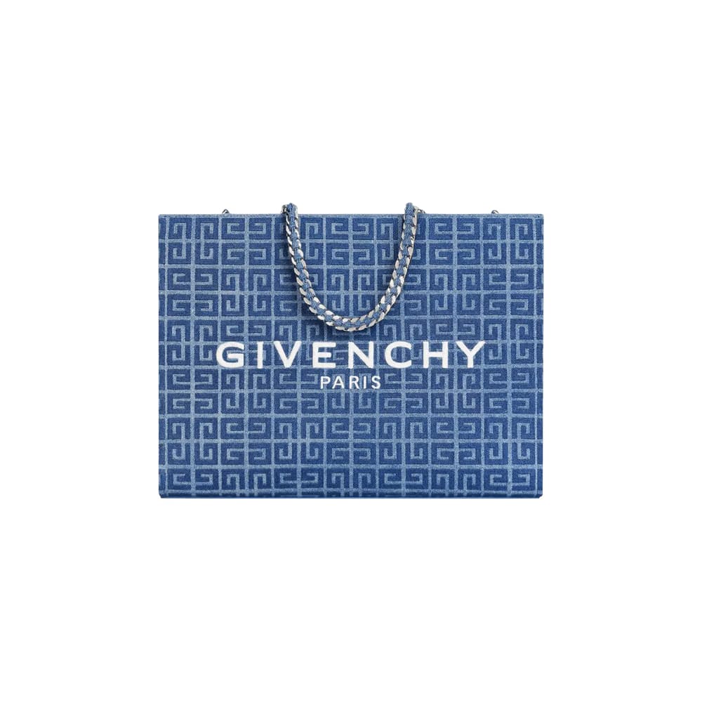 Givenchy Medium G-Tote Shopping Bag Medium Blue