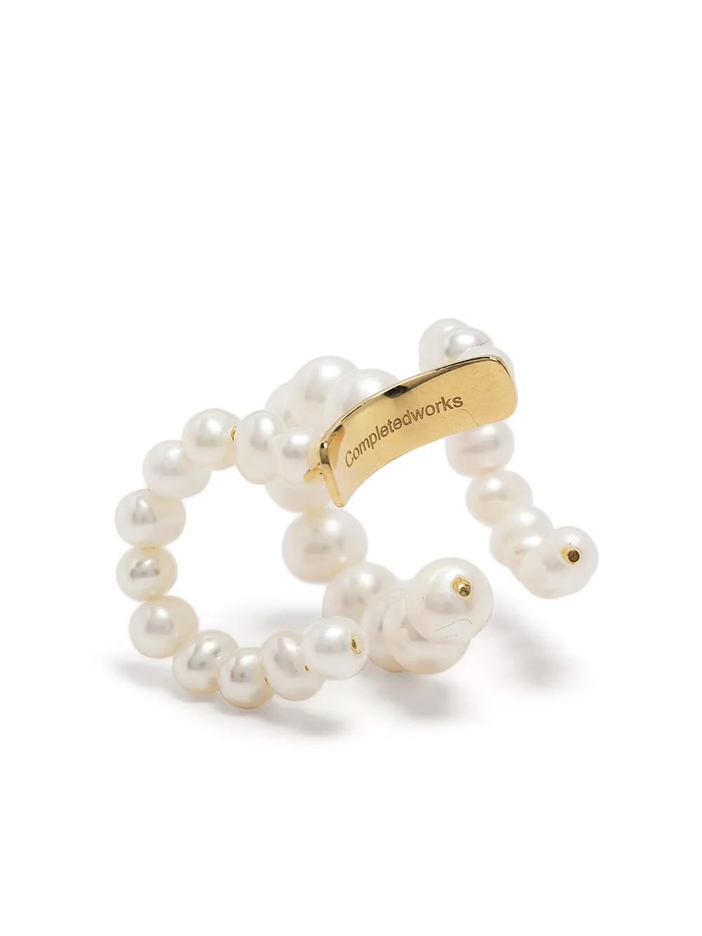 pearl triple-layered ear cuffs