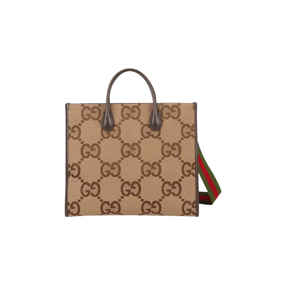 Gucci x Palace GG Jumbo Canvas Tote Bag With Web Details Beige