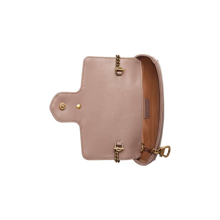 Gucci GG Marmont Matelassé Leather Super Mini Bag Beige