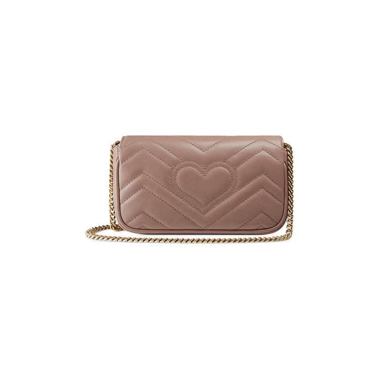 Gucci GG Marmont Matelassé Leather Super Mini Bag Beige